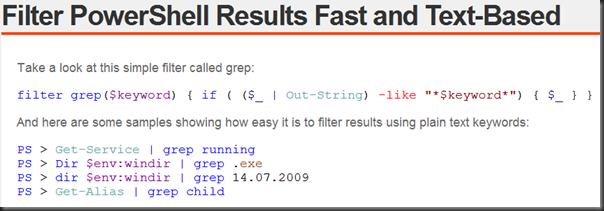 PowerShell: 文字列で抽出するFilterを作る